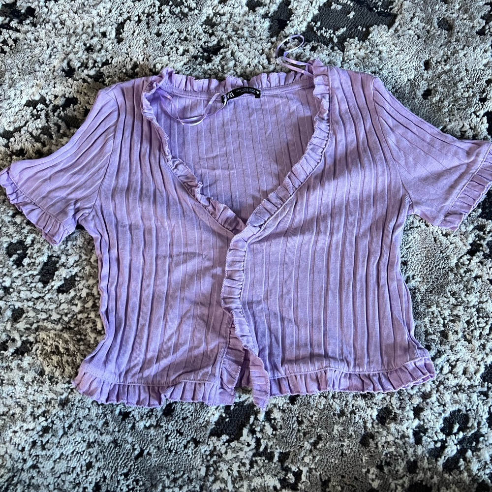 Zara Purple Top never worn